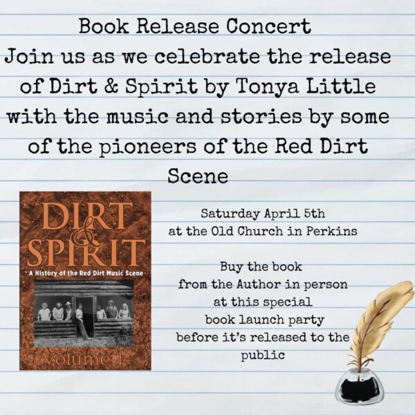 April 5 - Dirt & Spirit Book Launch Concert only (book not included) - Image 3