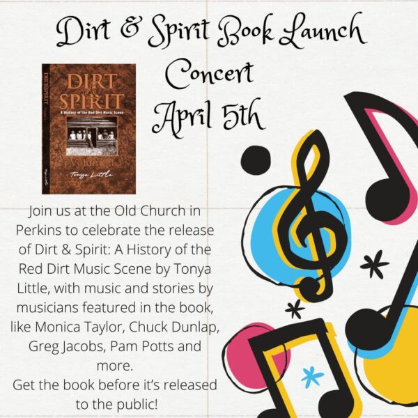 April 5 - Dirt & Spirit Book Launch Concert only (book not included)